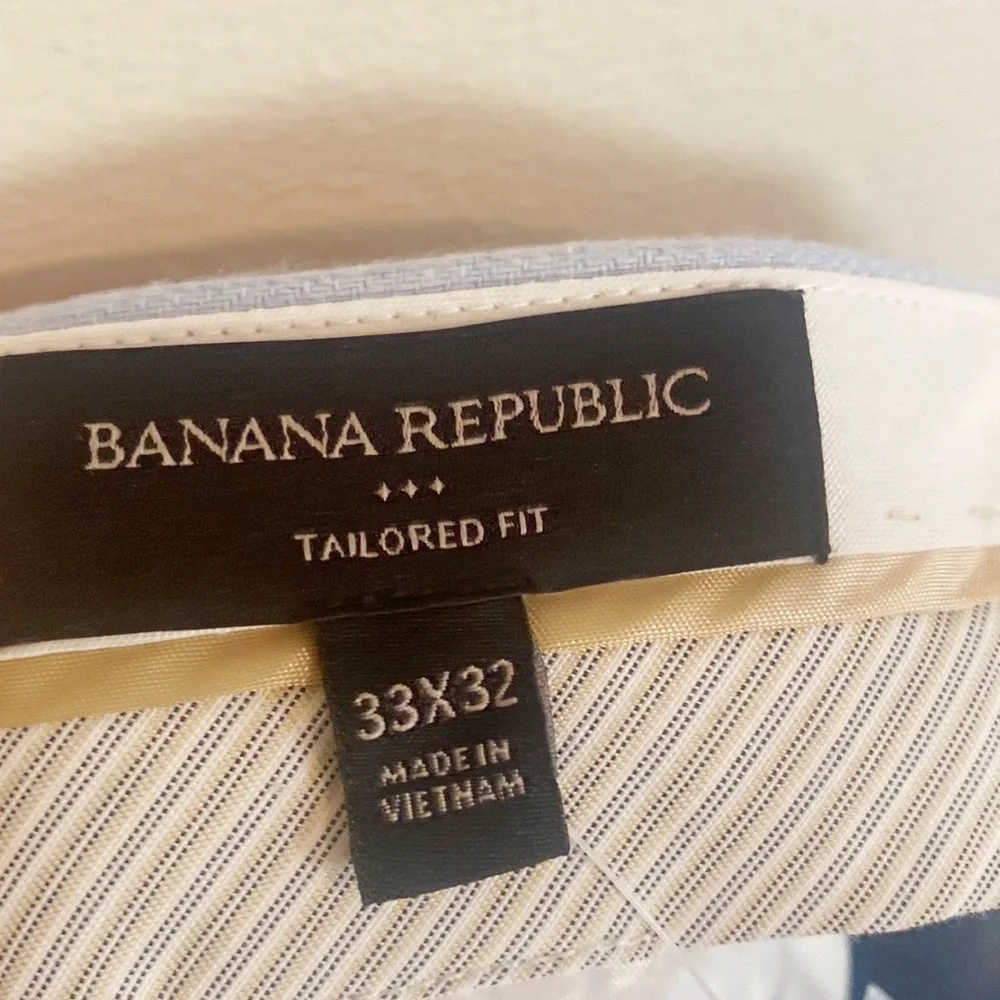 NEW Banana Republic Linen & Cotton Tailored Fit Dress Pants NWT